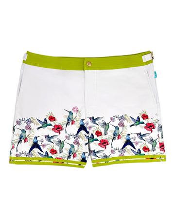 Hummingbirds Tailored Swim Shorts – KBAYO Premium Men's Swimwear