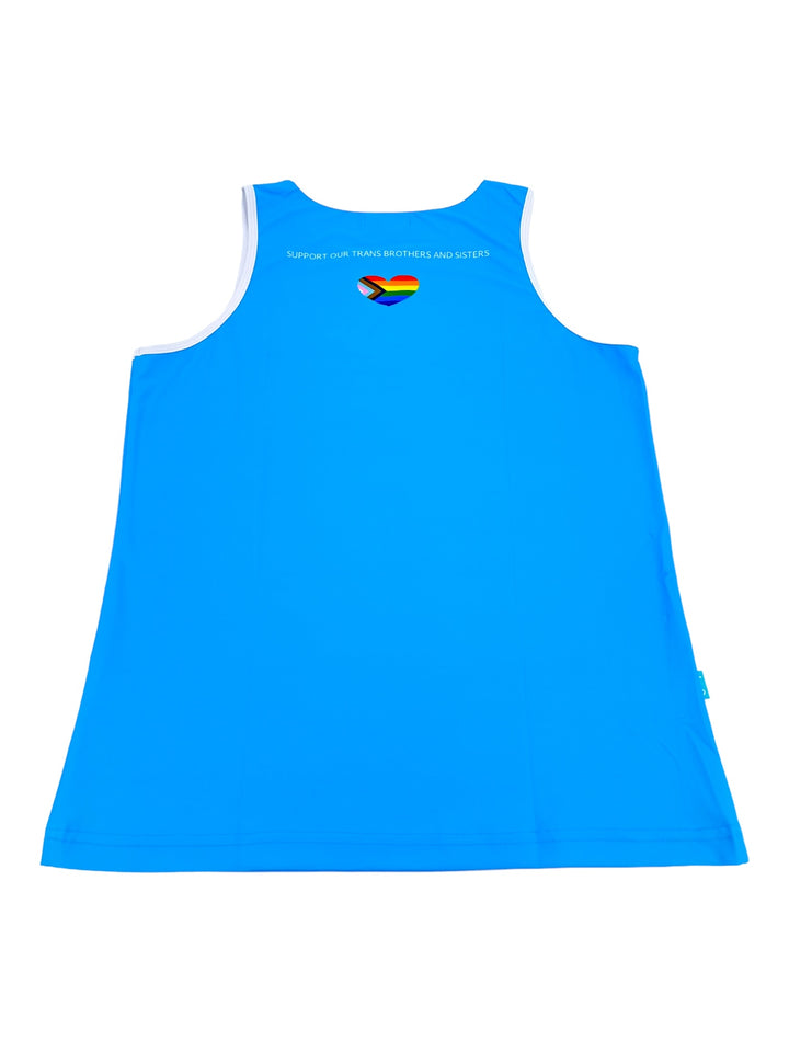 PRIDE POWER Light Blue Tank Top – KBAYO Premium Men's Swimwear, photo 3
