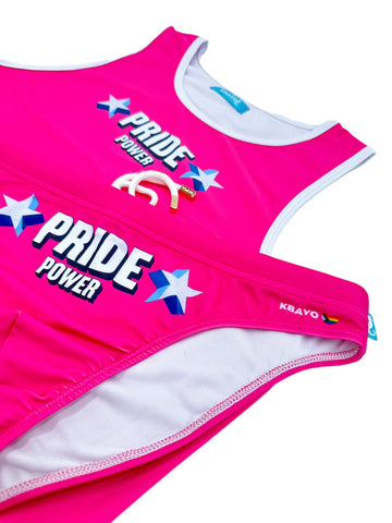 PRIDE POWER Pink Swimsuit