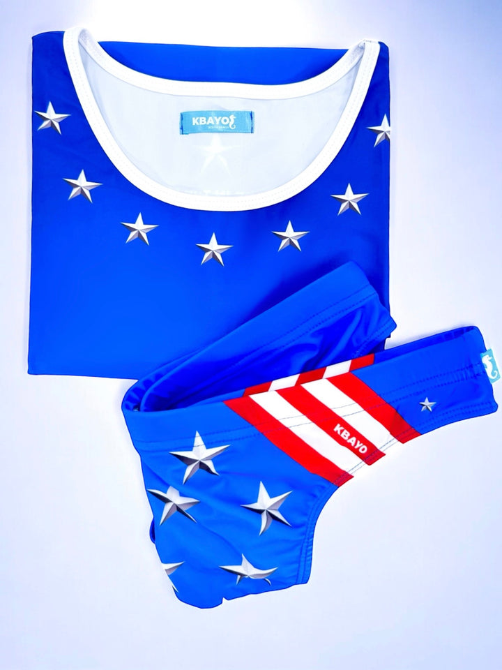 PATRIOT GLAM Tank Top - KBAYO High-end Men's Beachwear
