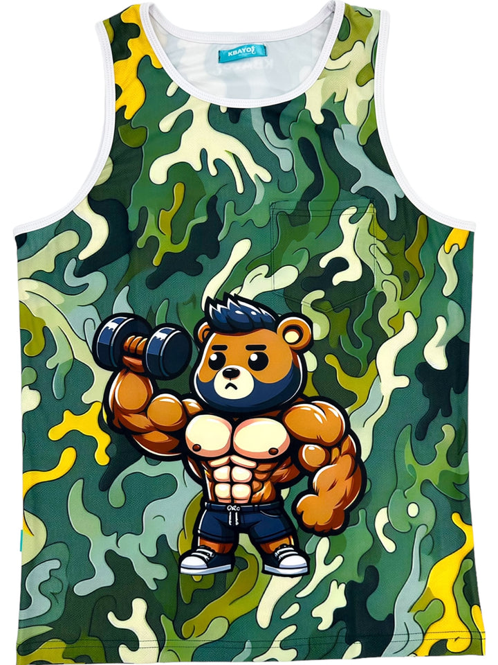 Camoflex Tank Top – KBAYO Premium Men's Swimwear, photo 2
