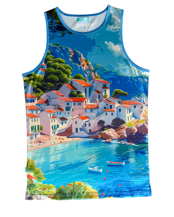 Brava Town Tank Top – KBAYO Premium Men's Swimwear, photo 5