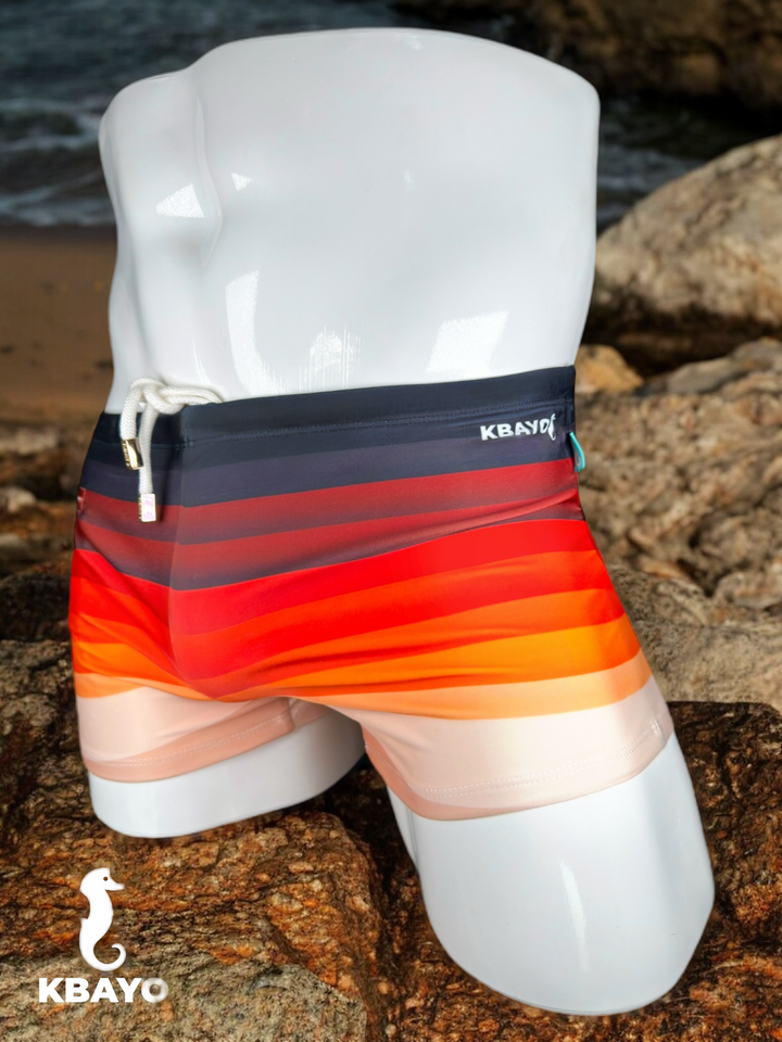 Alí Square-Cut Swim Trunks – KBAYO Premium Men's Swimwear, photo 2
