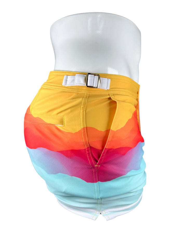 Sunset In Costa Brava Tailored Swim Shorts – KBAYO Premium Men's Swimwear, photo 24