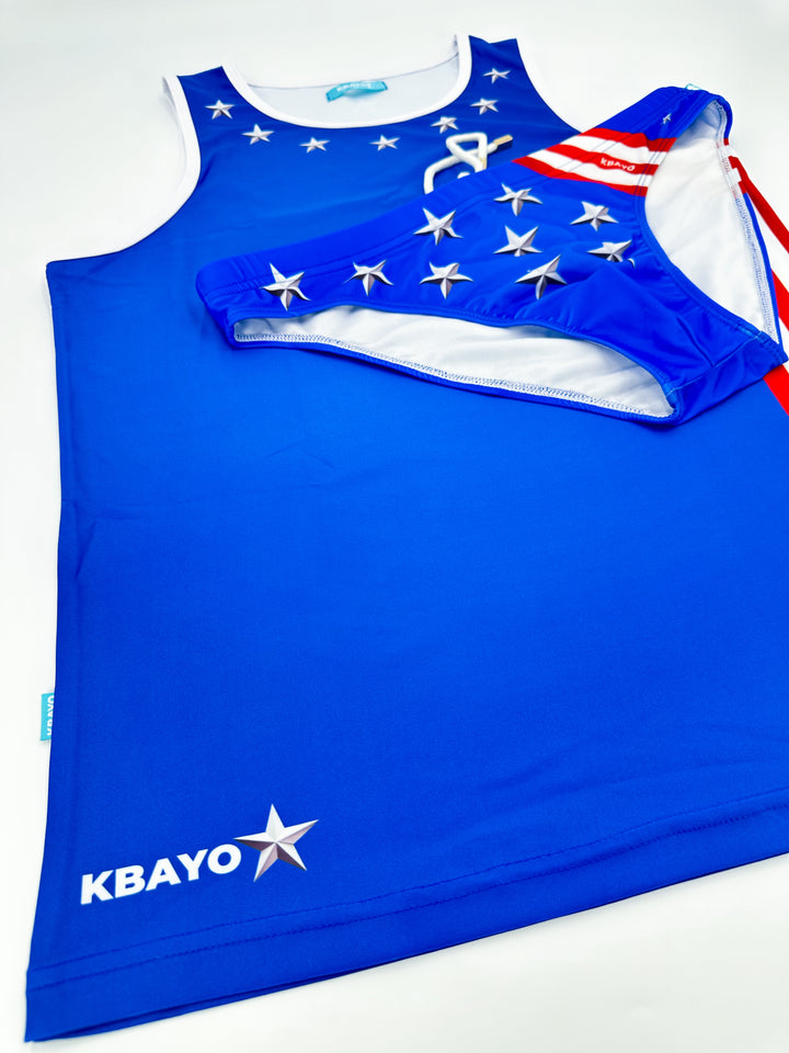 PATRIOT GLAM Swimsuit - KBAYO High-end Men's Beachwear