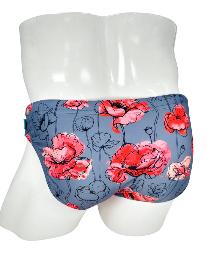 Midnight Blossom Swim Brief – KBAYO Premium Men's Swimwear, photo 6