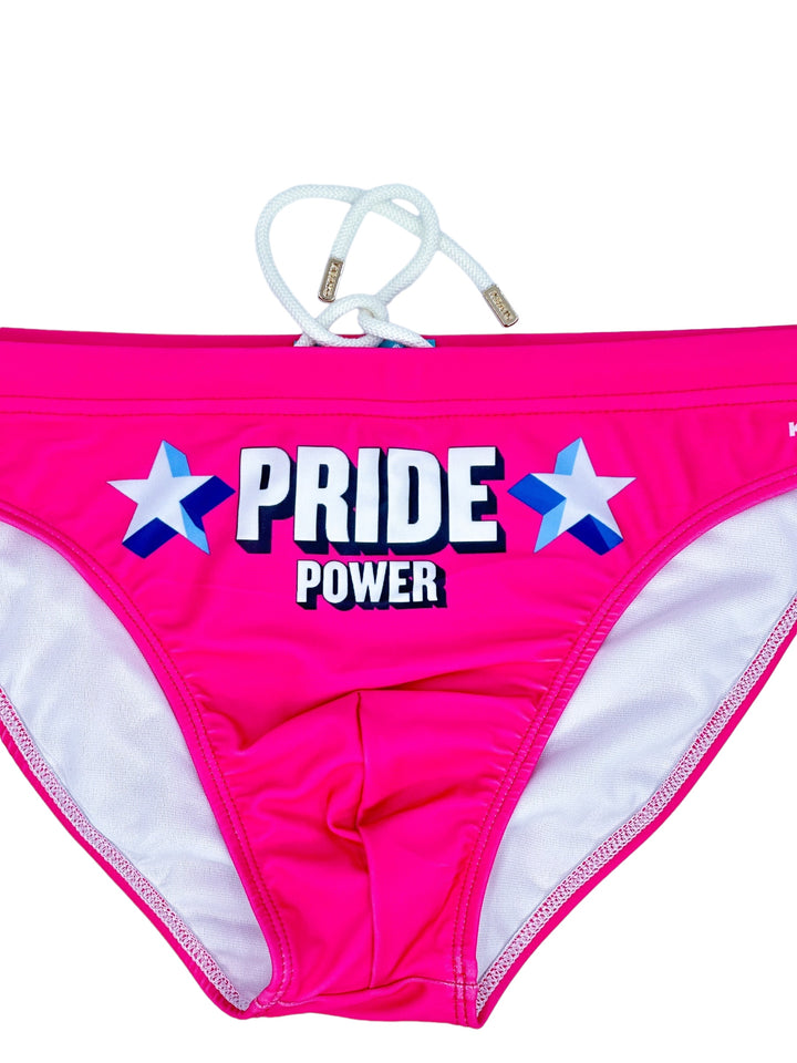 PRIDE POWER Pink Swim Brief – KBAYO Premium Men's Swimwear, photo 12