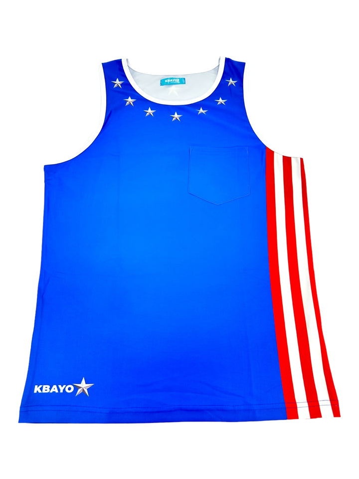 PATRIOT GLAM Tank Top - KBAYO High-end Men's Beachwear