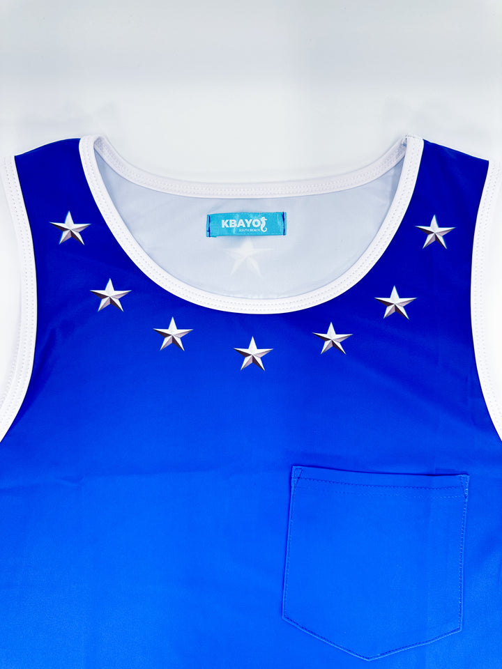 PATRIOT GLAM Tank Top - KBAYO High-end Men's Beachwear
