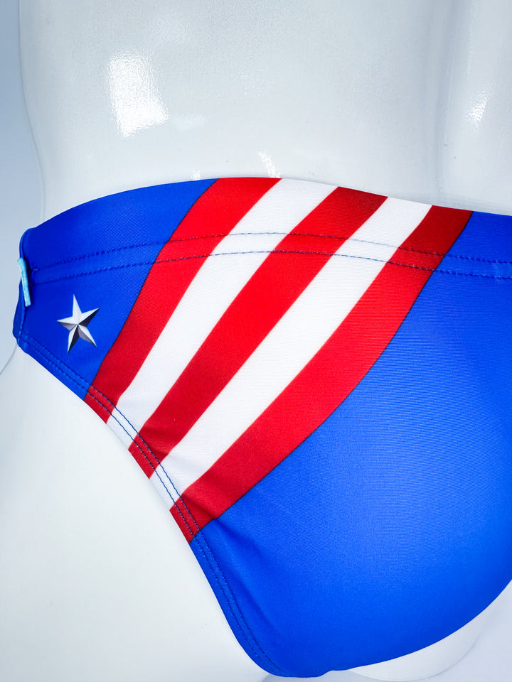 Patriot Glam Swim Brief – KBAYO Premium Men's Swimwear, photo 14