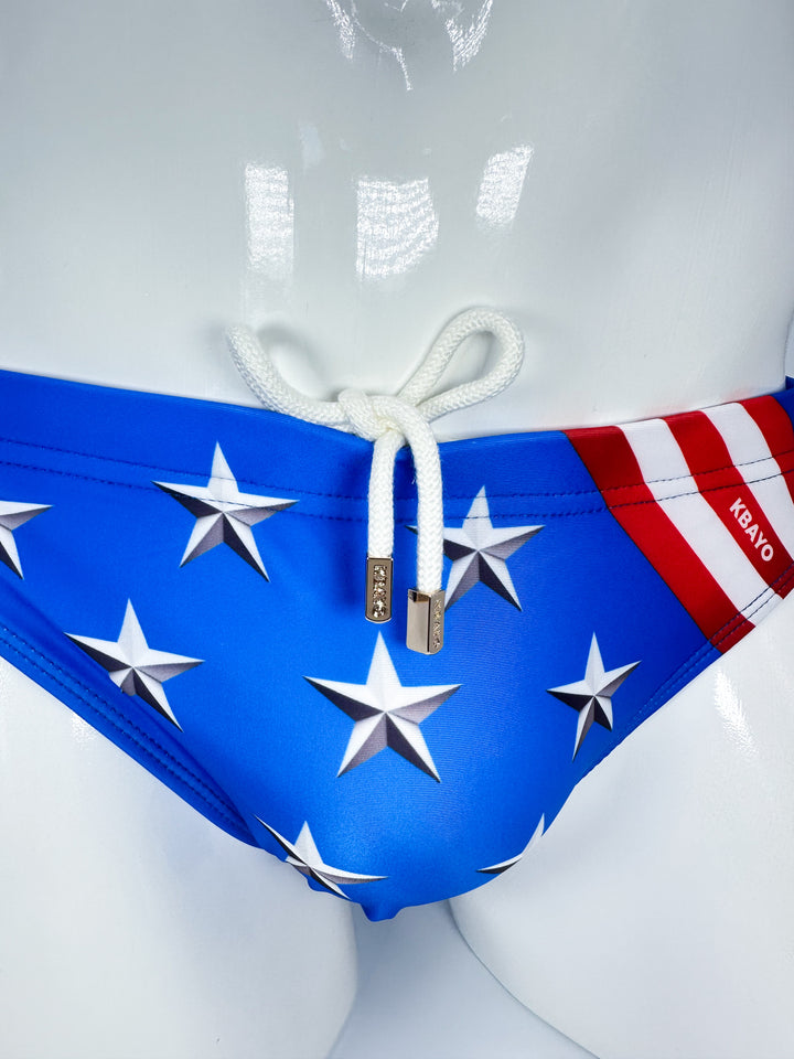 Patriot Glam Swim Brief – KBAYO Premium Men's Swimwear, photo 19