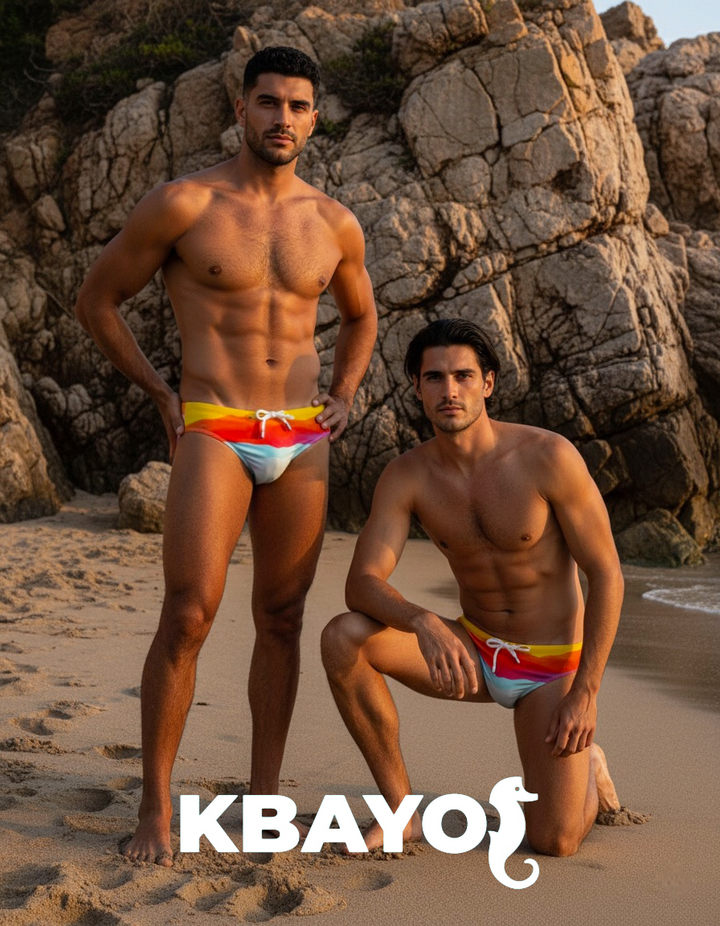 Sunset In Costa Brava Swimsuit – KBAYO Premium Men's Swimwear, photo 4