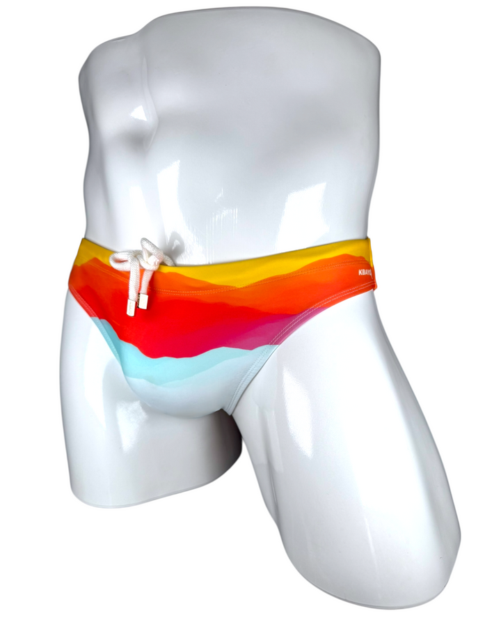 Sunset In Costa Brava Swimsuit – KBAYO Premium Men's Swimwear, photo 6