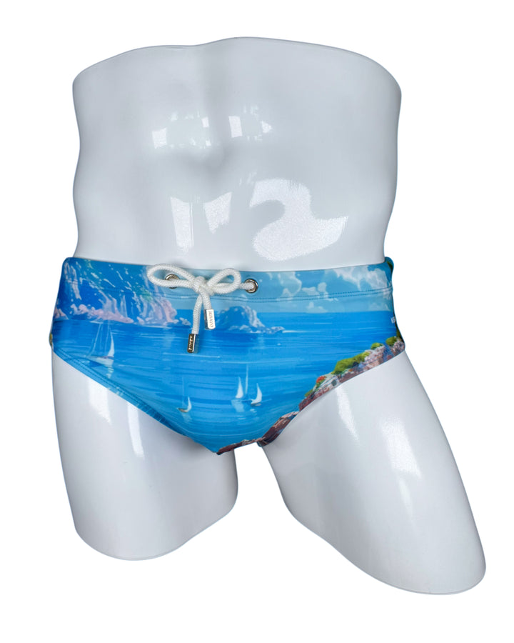 Brava Town Swim Brief – KBAYO Premium Men's Swimwear, photo 4