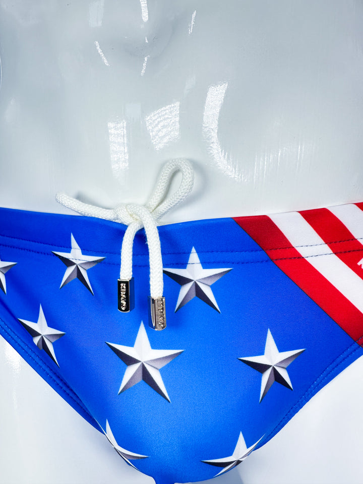 Patriot Glam Swim Brief – KBAYO Premium Men's Swimwear, photo 10