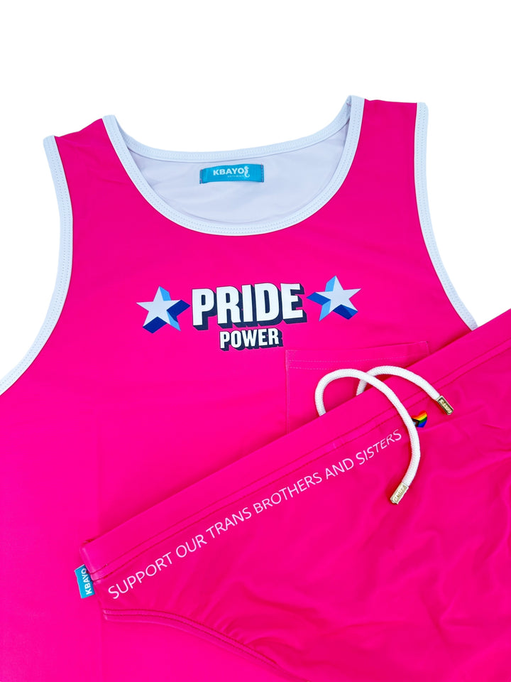 PRIDE POWER Pink Swim Brief – KBAYO Premium Men's Swimwear, photo 24
