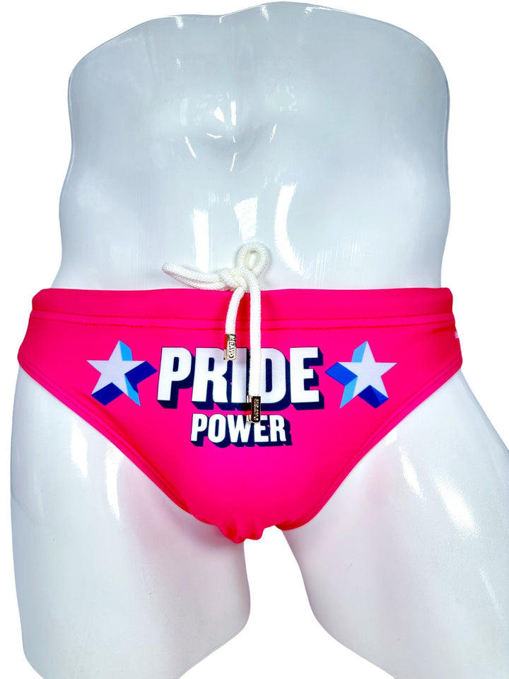 PRIDE POWER Pink Swim Brief – KBAYO Premium Men's Swimwear, photo 10