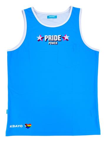 PRIDE POWER Light Blue Tank Top