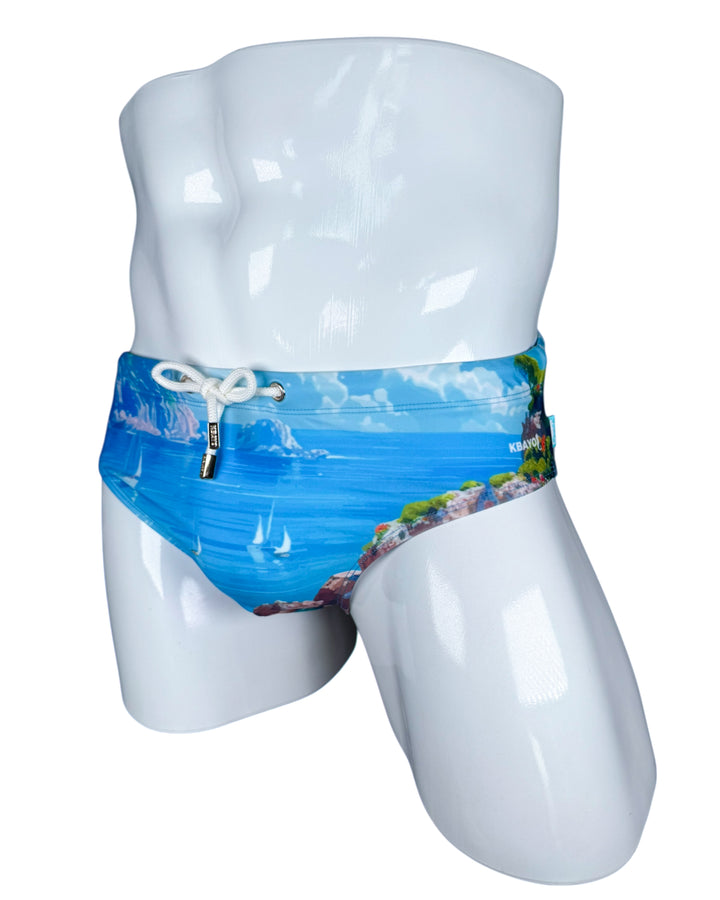 Brava Town Swim Brief – KBAYO Premium Men's Swimwear, photo 3