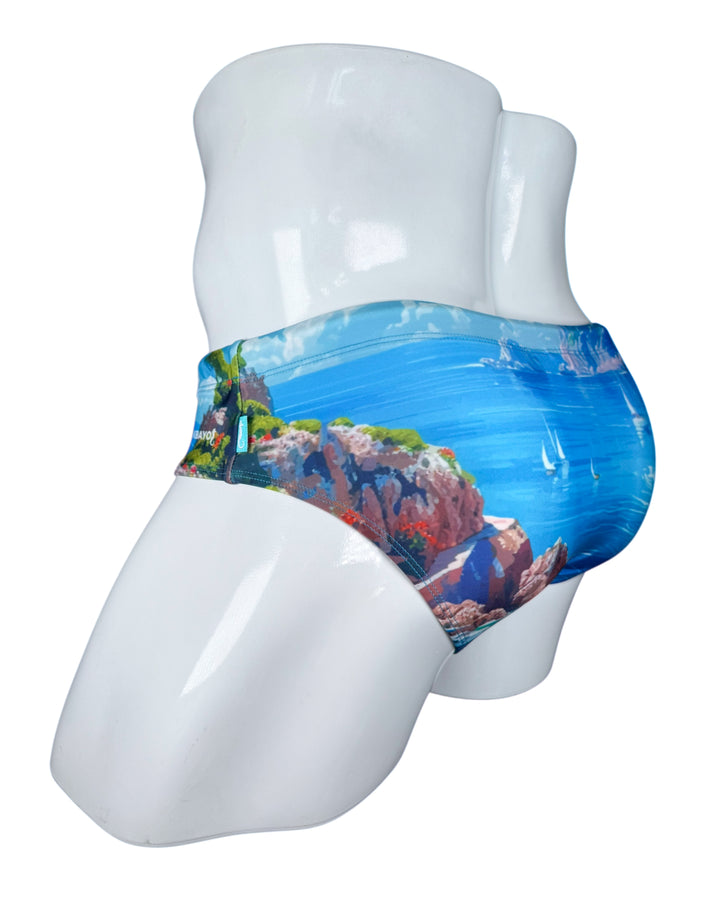 Brava Town Swim Brief – KBAYO Premium Men's Swimwear, photo 7