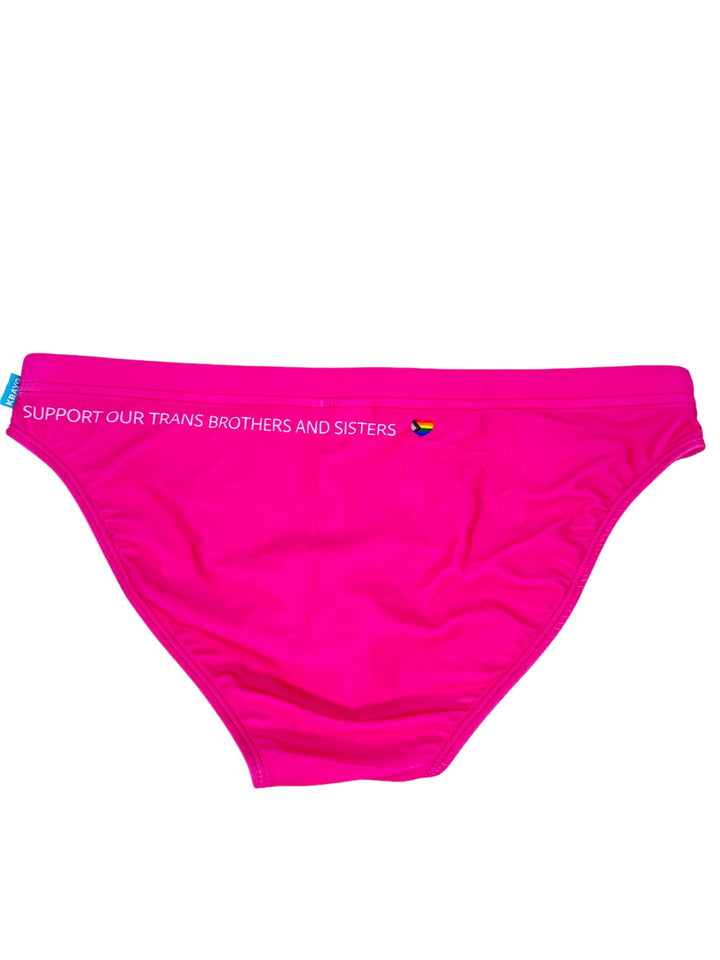 PRIDE POWER Pink Swim Brief – KBAYO Premium Men's Swimwear, photo 17