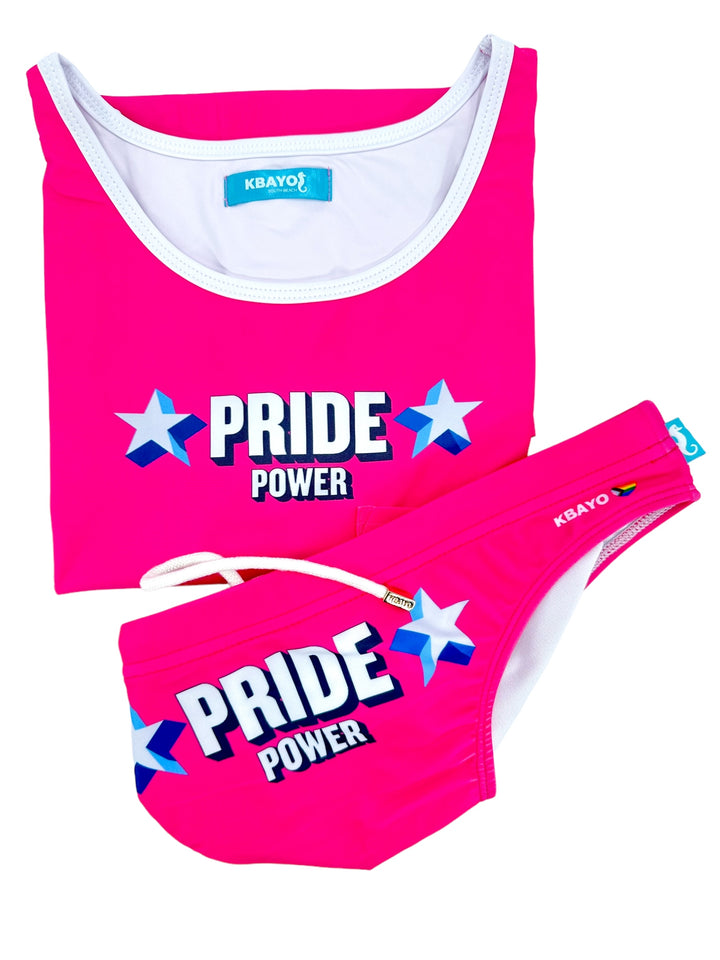PRIDE POWER Pink Swim Brief – KBAYO Premium Men's Swimwear, photo 20