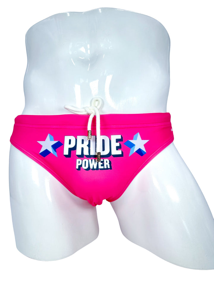 PRIDE POWER Pink Swim Brief – KBAYO Premium Men's Swimwear, photo 11