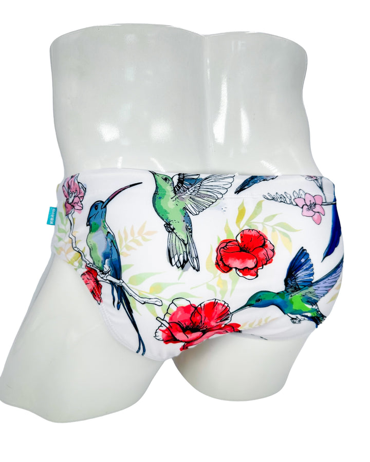 Hummingbirds Swim Brief – KBAYO Premium Men's Swimwear, photo 5