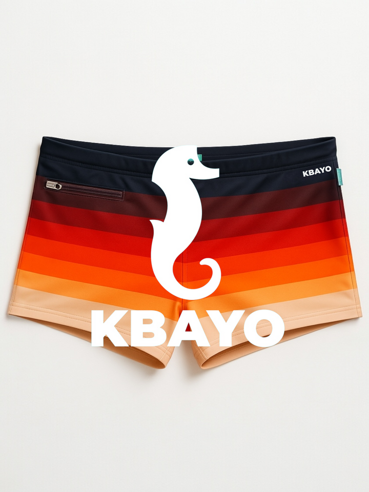 Alí Square-Cut Swim Trunks – KBAYO Premium Men's Swimwear, photo 8