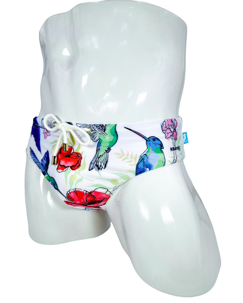 Hummingbirds Briefs - KBAYO High-end Men's Beachwear