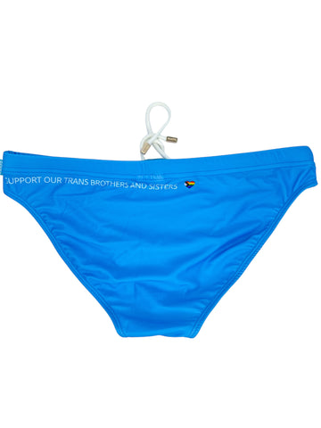 PRIDE POWER Light Blue Swimsuit