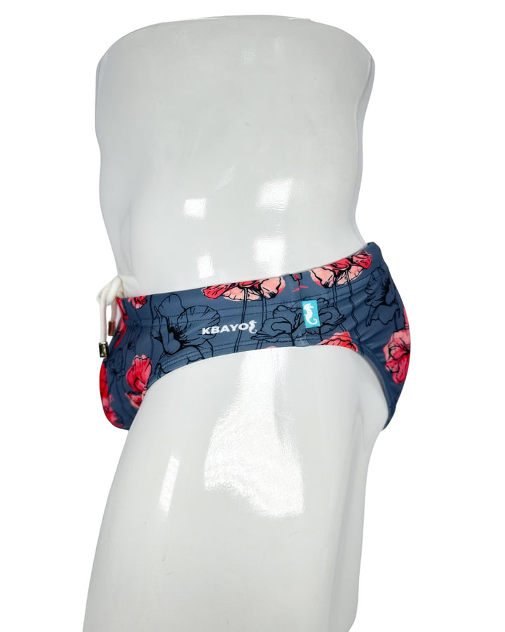 Midnight Blossom Swim Brief – KBAYO Premium Men's Swimwear, photo 4