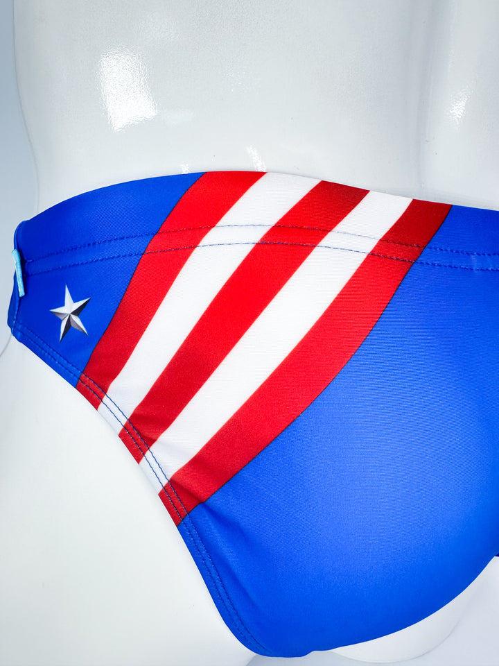 Patriot Glam Swim Brief – KBAYO Premium Men's Swimwear, photo 15