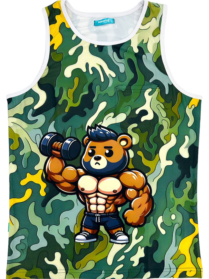 Camoflex Tank Top – KBAYO Premium Men's Swimwear, photo 5