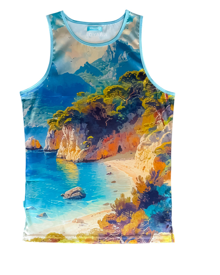 Brava Cala Tank Top – KBAYO Premium Men's Swimwear, photo 3