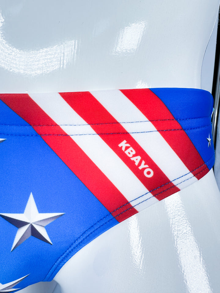 Patriot Glam Swim Brief – KBAYO Premium Men's Swimwear, photo 13