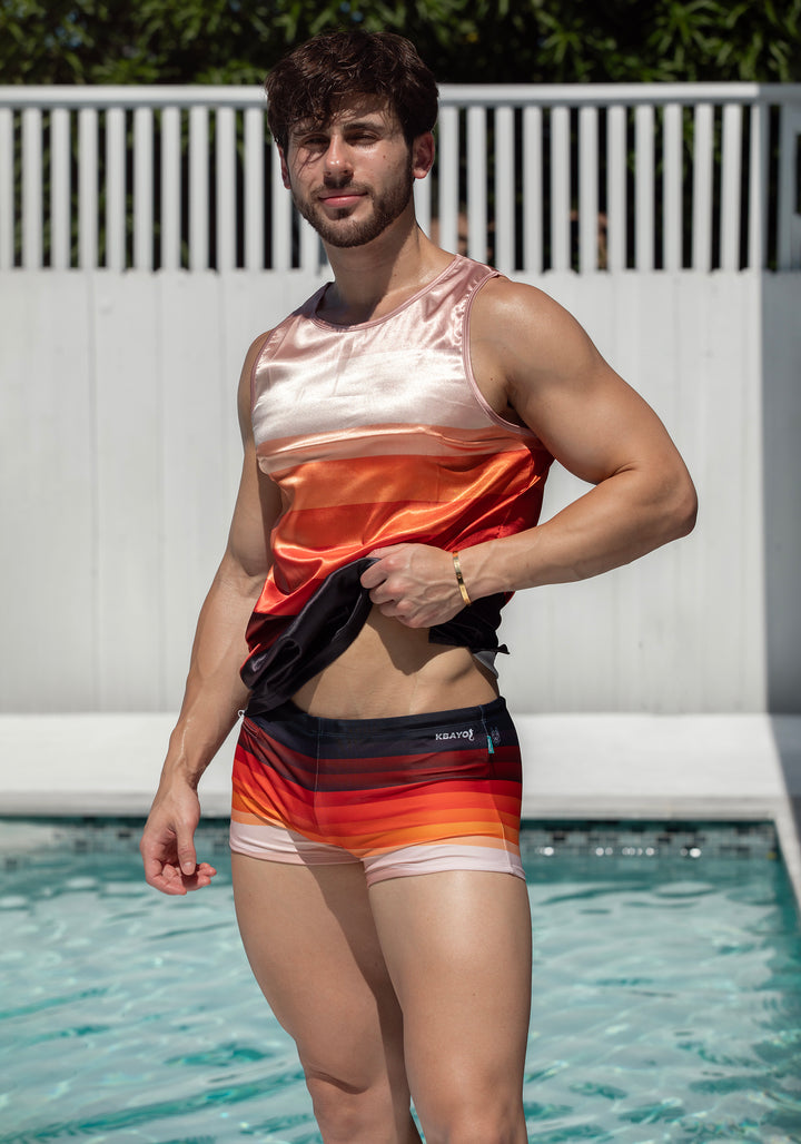 Alí Square-Cut Swim Trunks – KBAYO Premium Men's Swimwear, photo 5
