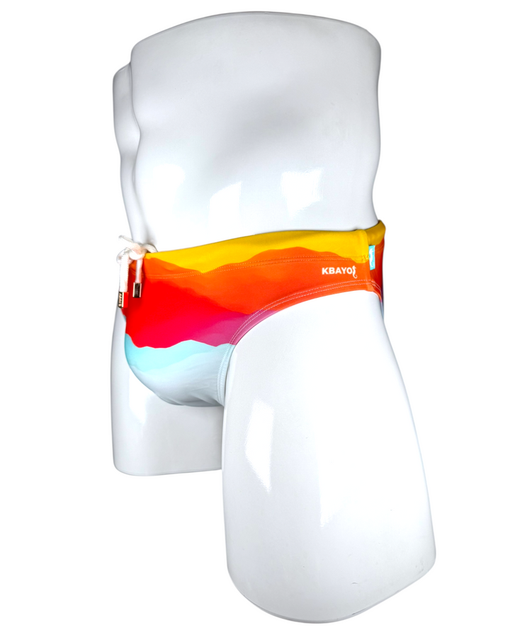 Sunset In Costa Brava Swimsuit – KBAYO Premium Men's Swimwear, photo 7