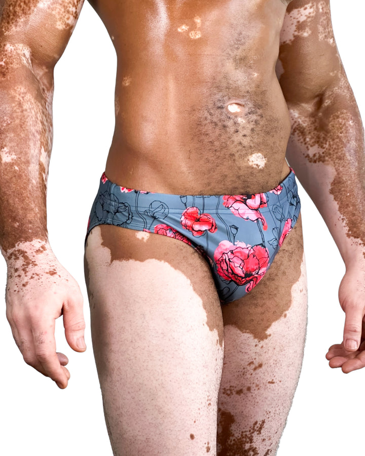 Midnight Blossom Swim Brief – KBAYO Premium Men's Swimwear, photo 17