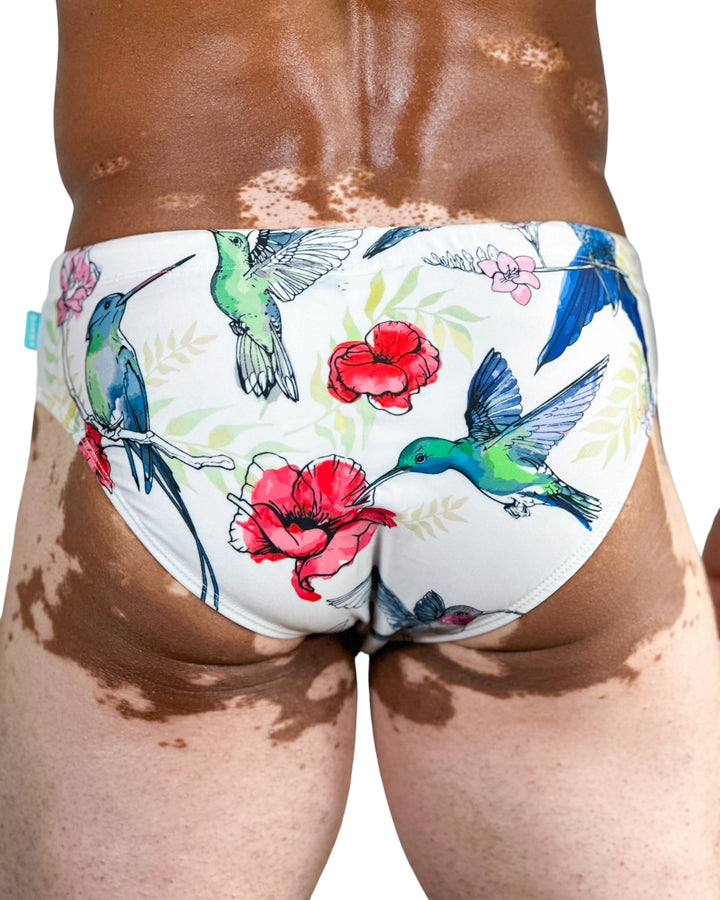 Hummingbirds Swim Brief – KBAYO Premium Men's Swimwear, photo 13
