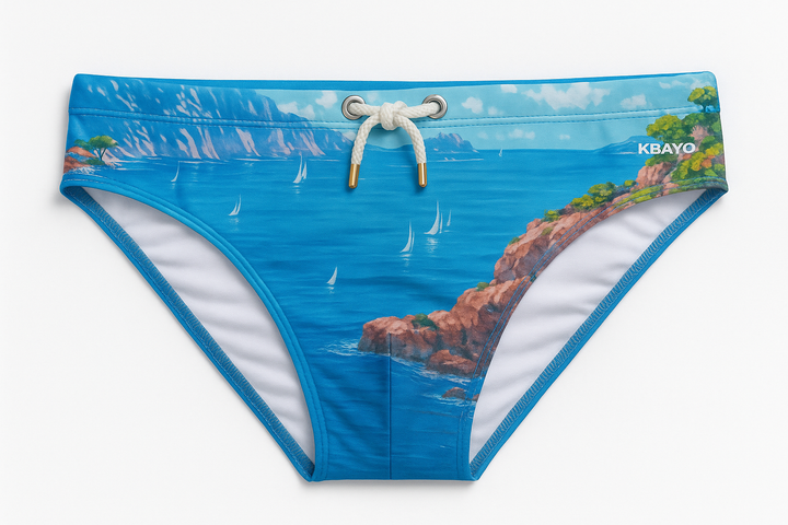 Brava Town Swim Brief – KBAYO Premium Men's Swimwear, photo 17