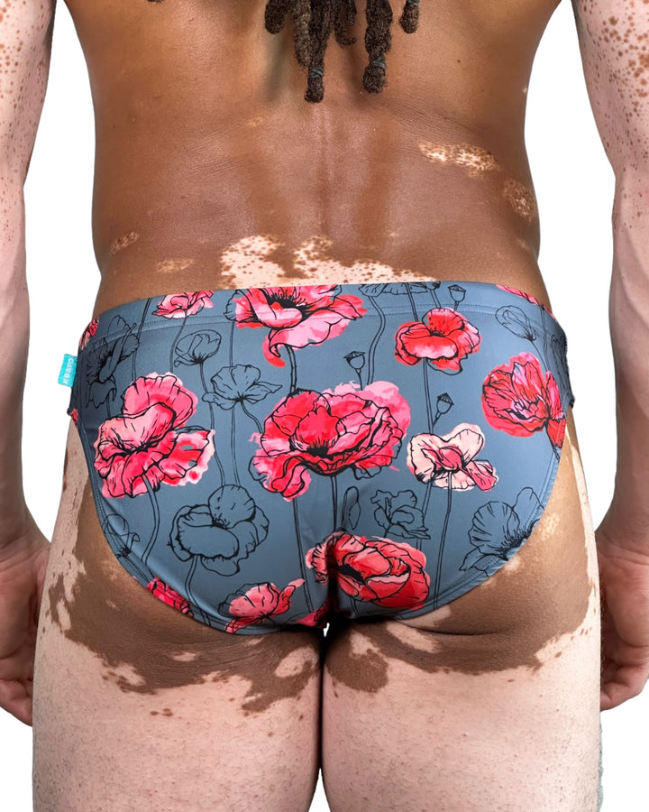Midnight Blossom Swim Brief – KBAYO Premium Men's Swimwear, photo 18