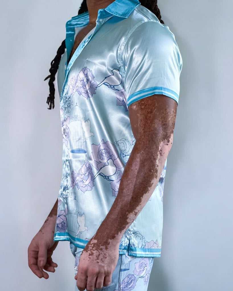 Freedom Silk Shirt - KBAYO High-end Men's Beachwear
