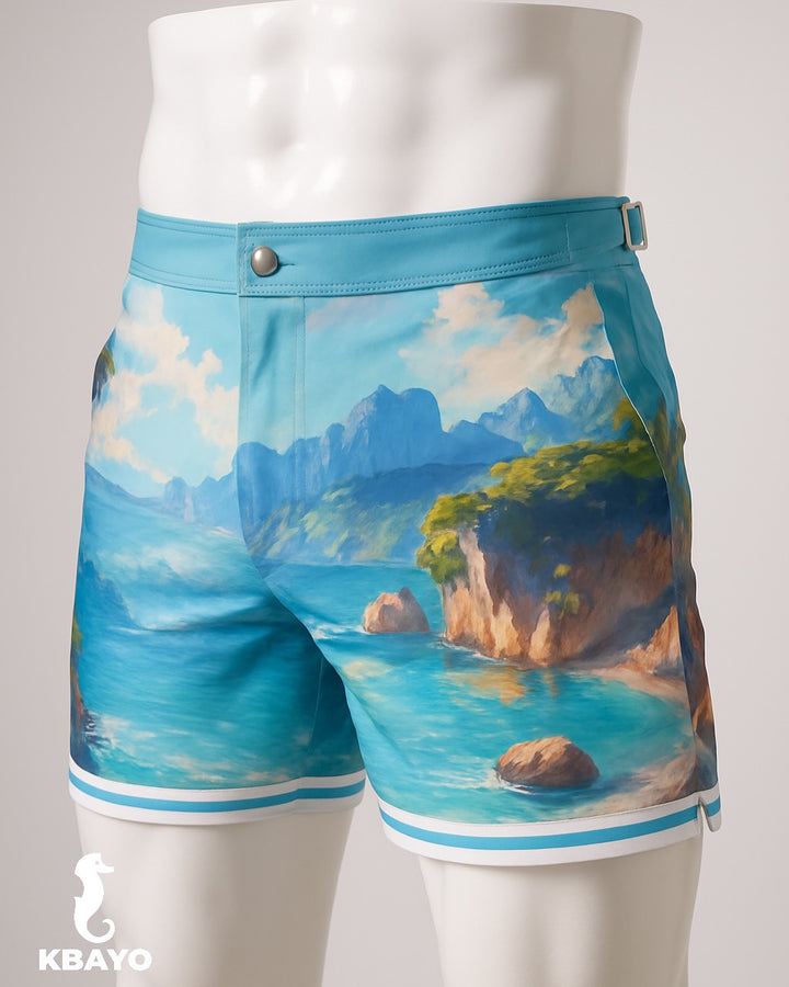 Brava Cala Tailored Swim Shorts – KBAYO Premium Men's Swimwear, photo 2