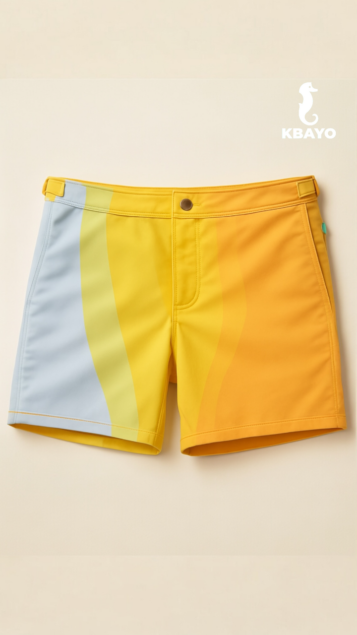 Camí De Ronda Tailored Swim Shorts – KBAYO Premium Men's Swimwear, photo 4
