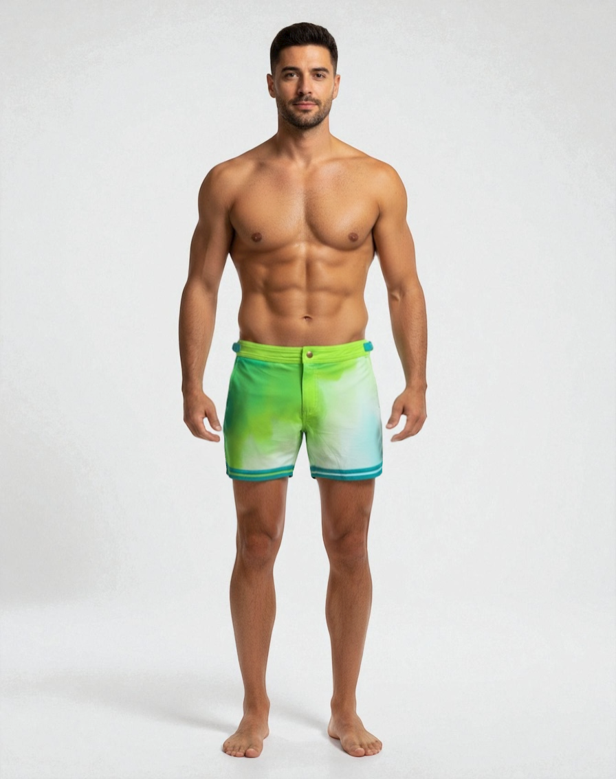 EMERALD BEACH SHORTS - KBAYO Premium Men's Beachwear