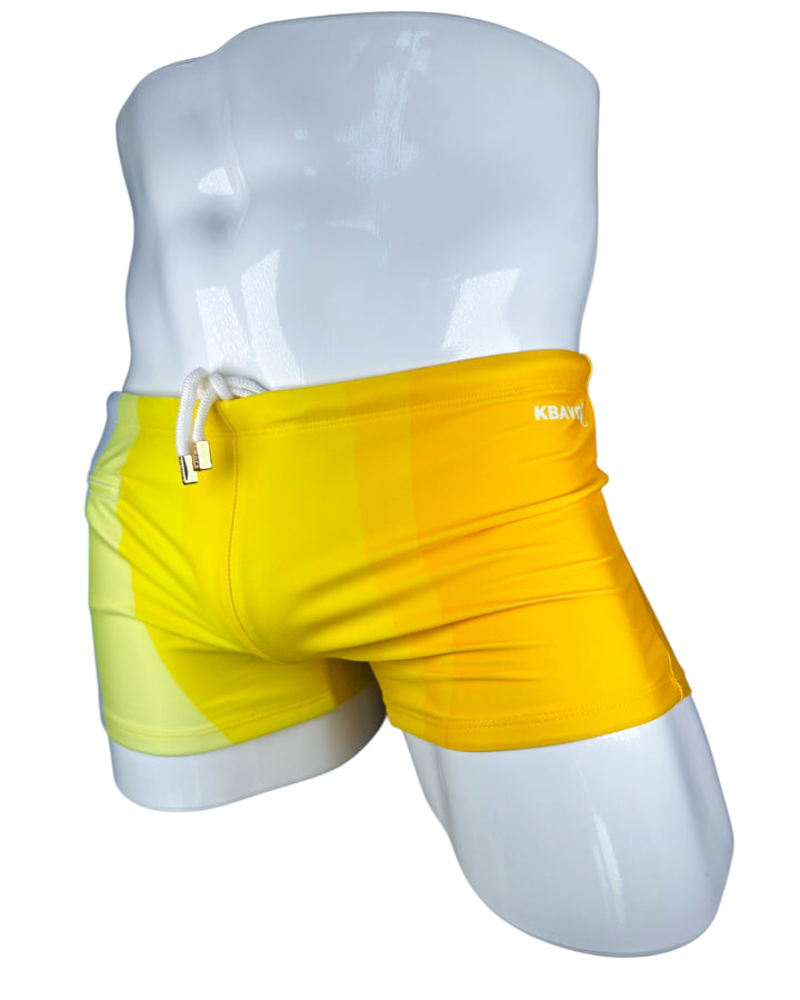 Camí De Ronda Square-Cut Swim Trunks – KBAYO Premium Men's Swimwear, photo 5