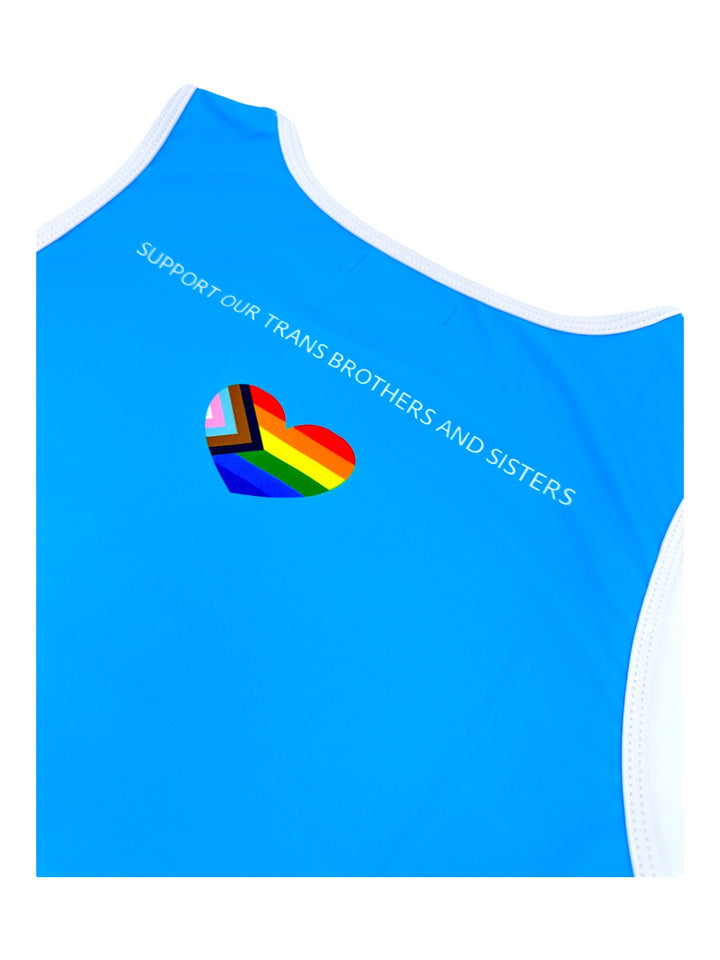 PRIDE POWER Light Blue Tank Top – KBAYO Premium Men's Swimwear, photo 4