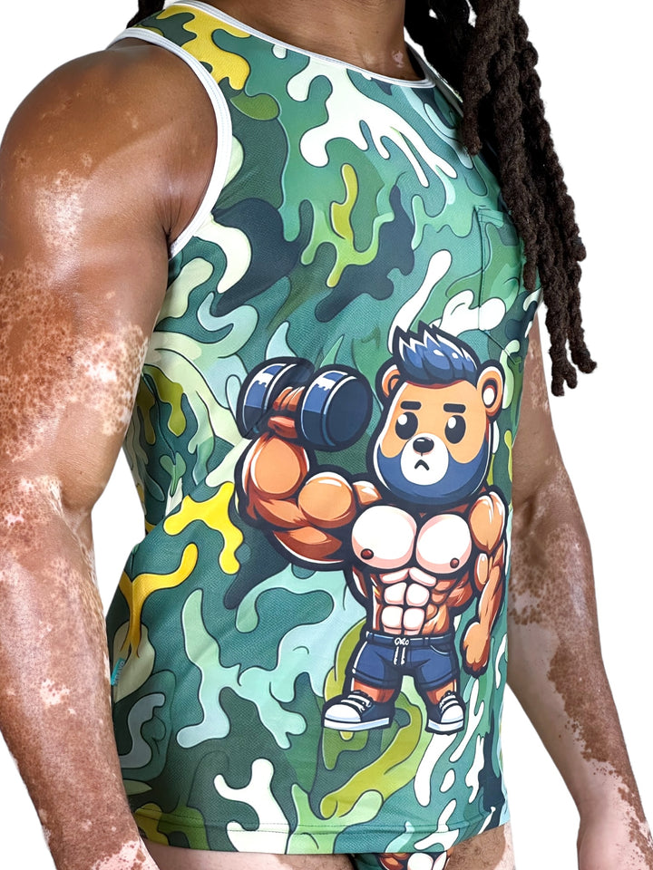 Camoflex Tank Top – KBAYO Premium Men's Swimwear, photo 3