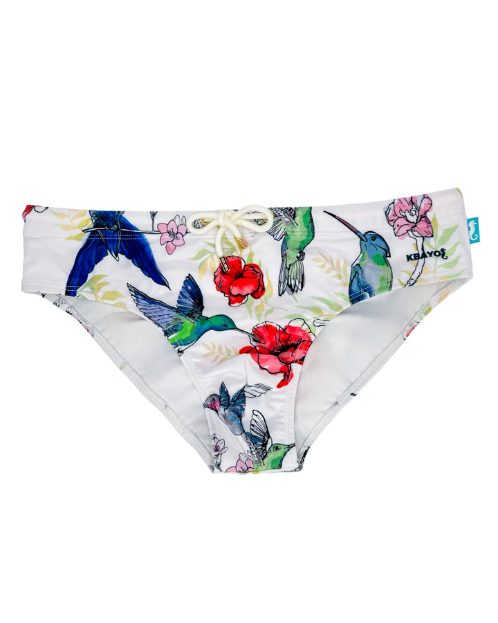 Hummingbirds Swim Brief – KBAYO Premium Men's Swimwear, photo 8